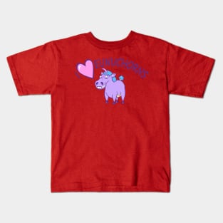 I (heart) Eunuchorns Kids T-Shirt